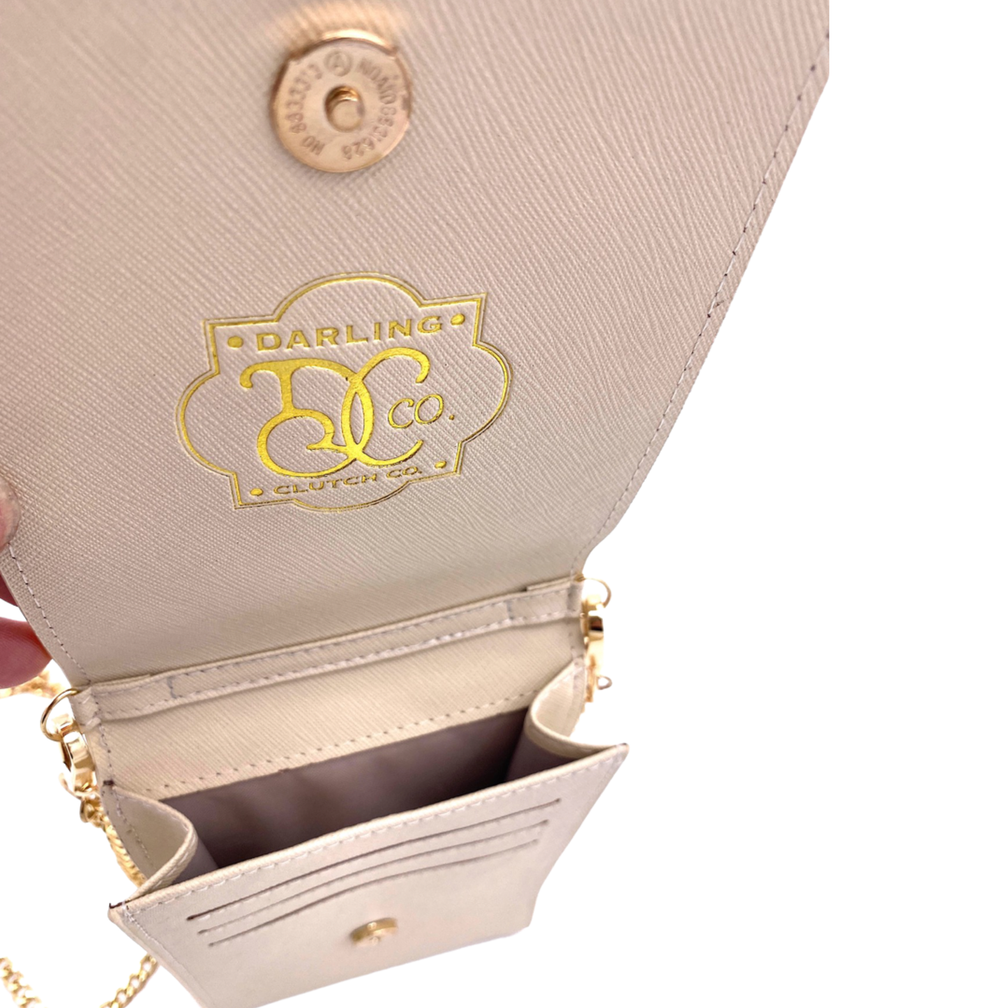 Go-Go Phone Crossbody in Pink/Ivory